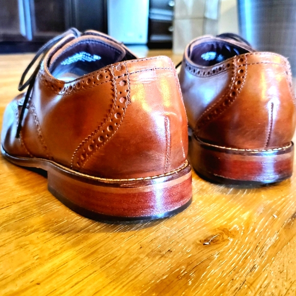 Florsheim Castellano Wingtip Oxford Size 13 D Saddle Tan - Picture 4 of 6